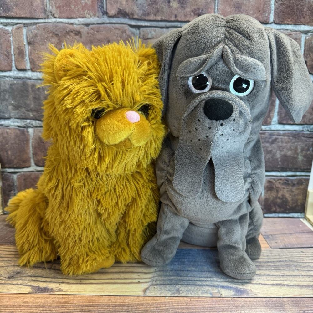 Harry Potter Crookshanks And Fang Plush‎ Wizarding World Universal Parks Cat Dog